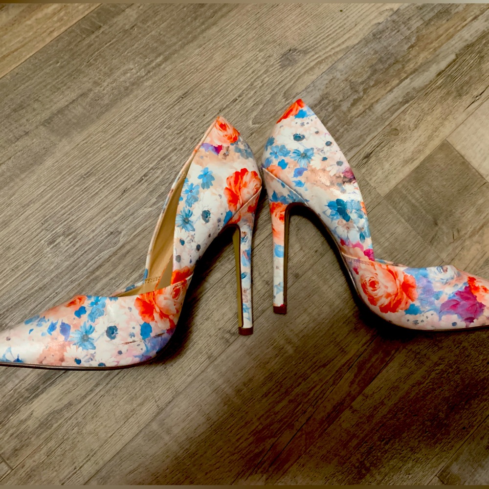 Just fab floral heels
